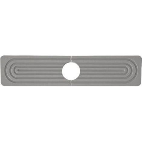 Saugfähige Küchenmatte, Kieselgur, spritzwassergeschützt, schnelltrocknend, geeignet für Küchenspüle, Wohnmobil, Badezimmerarbeitsplatte (grau, 60 x 10 cm) (1/5)