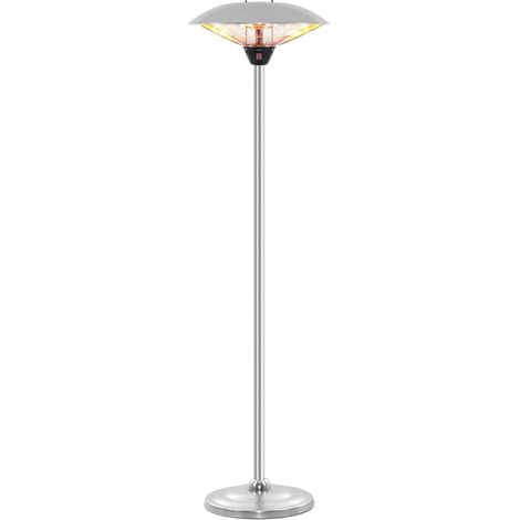 2100W IP44 Infrarot-Terrassenheizstrahler – Silber