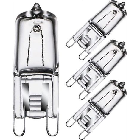Lot de 4 ampoules halogènes G9 pour four, 40 W, 230 V. (1/5)
