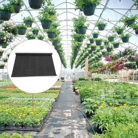 Unkrautvlies – 1 Stück, 2 x 2 m reißfestes Geotextil-Mulchgewebe – für Garten/Pflanzen (1/5)