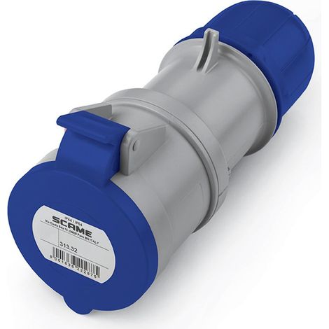 Fiche Industrielle 16A IP54 Optima SCAME    2P + TT (1/2)