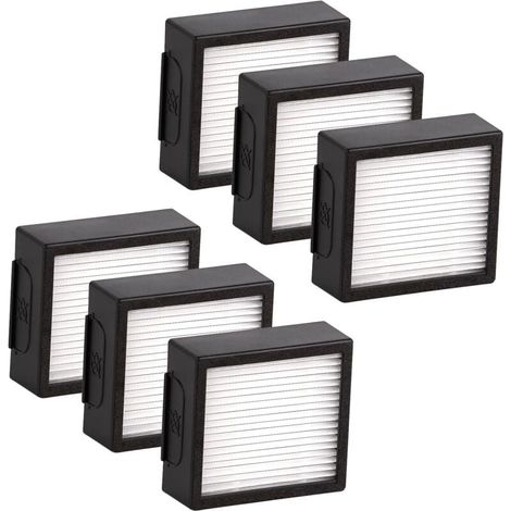 SHINING HOUSE (lot de 6) Filtre HEPA de remplacement compatible avec l'aspirateur robot iRobot Roomba Combo J7+ plus/Combo j5+ Combo j9+, kit d'accessoires pour filtre HEPA (uniquement pour la série C (1/4)