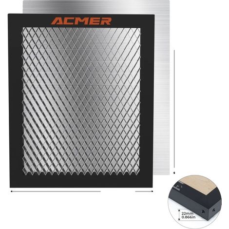 Table de découpe au laser, ventilation améliorée, construction durable, S1 Panneau en nid d'abeille (1/2)