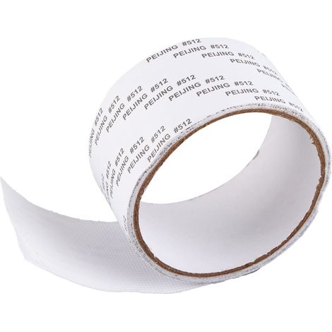 Direkt vom Hersteller: Moskitonetz-Reparaturflicken, Moskitonetz-Klebeband, Klettverschluss, selbstklebender Flicken zum Ausbessern von Löchern und Nähten, 5 cm x 2 m, weiß. (1/5)