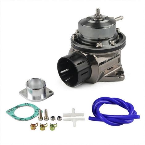 Kit Soupape de Décharge Turbo Intercooler Wastegate Échappement Noir (1/5)