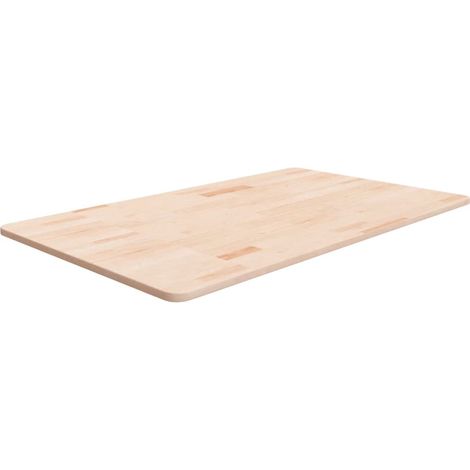 Waschtischplatte 100x60x1,5 cm Massivholz Unbehandelt