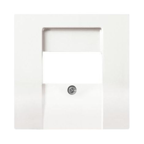 Enjoliveur central pour prise RJ45 Davos blanc Studio 1766-84 pour appareillage LINEAR ABB 580829 (1/2)