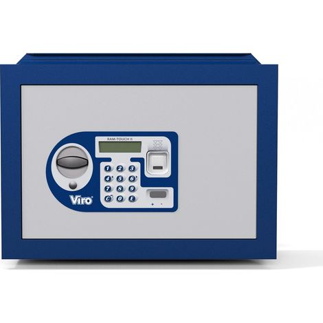 Viro  Ram-Touch 2, Cassaforte a Muro con Impronta Digitale, Elettronica, in Acciaio, con Display Illuminato, 350x230x205 mm (1/5)