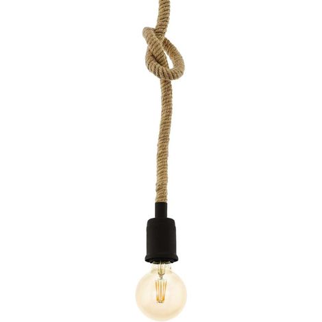Lampadario A Sospensione Vintage Rampside Acciaio Nero 1 Luce E27 (1/5)