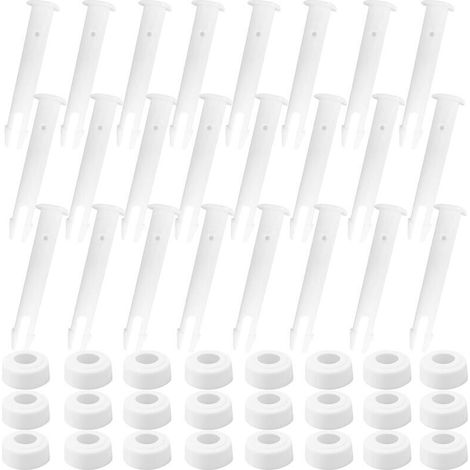 24 pcs Goupilles De Piscine,goupilles goupilles de Rechange,Joints de Piscine en Plastique,Goupilles en Plastique,Joints de Piscine,Broche pour Cadre de Piscine,goupilles de Joint de Piscine (24pcs)-R