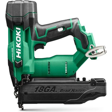 HiKOKI Akku-Stiftnagler 18 V Brushless, für 18 Gauge/1,0 x 1,25 mm Stauchkopfnägel, incl. Zubehör, Koffer