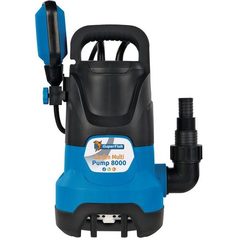 Pompe Eaux Sales ou Vide Caves, Irrigation, Vidanges 8000 l/h (1/4)