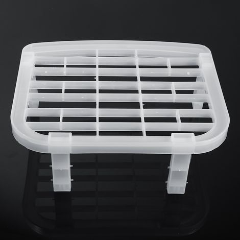 Étagère sous évier, égouttoir à vaisselle, porte-assiettes, étagère de rangement pour cuisine et salle de bain en plastique (1/5)