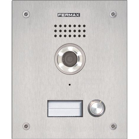 FERMAX 44338  Panneau MARINE ST1 CP101 DUOX PLUS en aluminium anodisé pour habitation, ouverture de porte, appel concierge