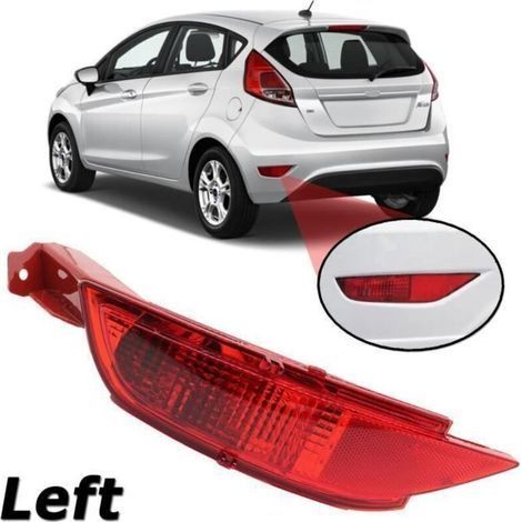pair Feux antibrouillard arrière gauche rouge-Phare-brouillard-Projecteur antibrouillard pour Ford Fiesta Mk7 WT 2008-2014 C-MAX2010-2015 (1/4)