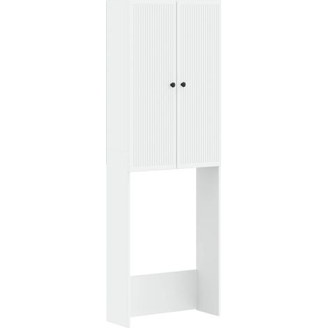 vidaXL Mobile Bagno EDE Bianco 66 x 25,5 x 190 cm Legno ingegnerizzato (1/5)