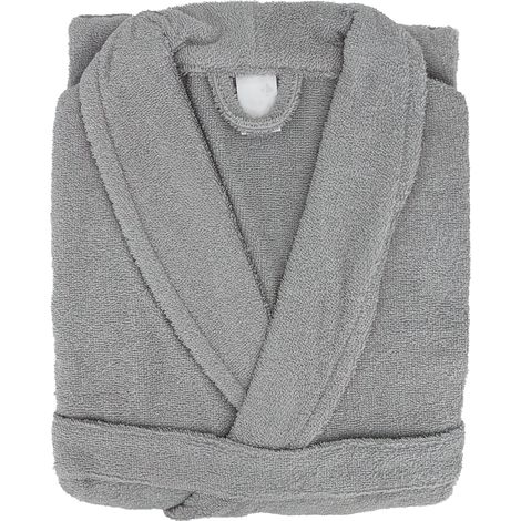 Peignoir de bain ALPHA col châle L