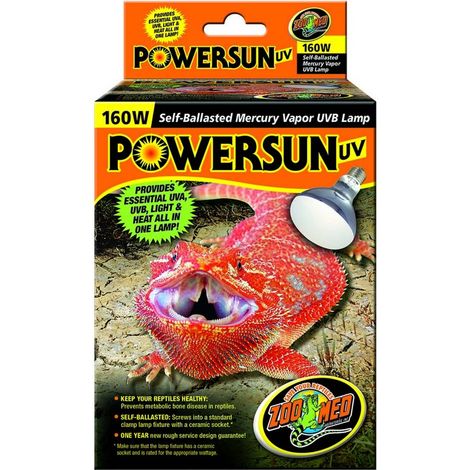 Lampada per rettili ai vapori di mercurio Zee Med 160W