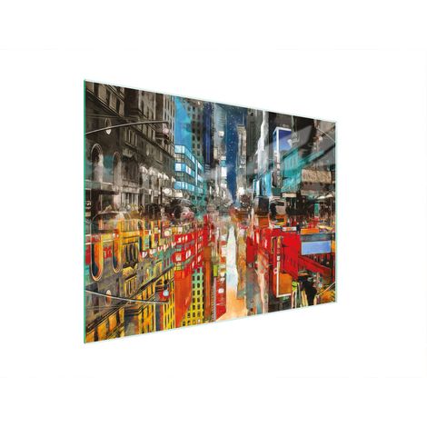 Glasschneidebrett 30x22 Stadt (1/5)
