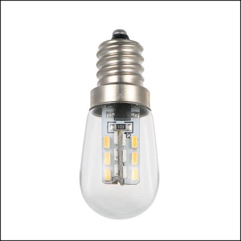 E12-Kühlschranklampe, klare Schraubbirne, E12-Schraubsockel