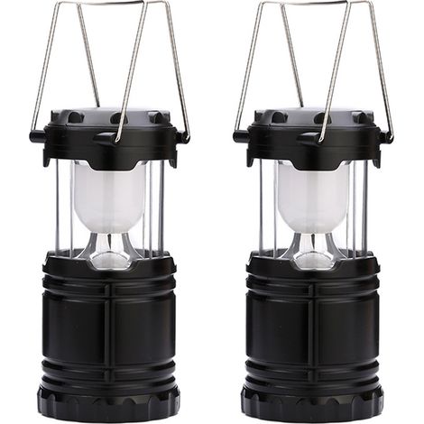 2Emballage individueldirigéLampe de camping, lumineuse et portable, lampe de survie, taille moyenne - ampoule