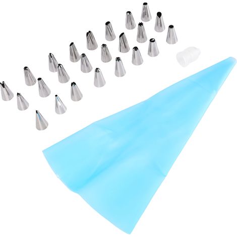 24 pièces embouts à pâtisserie en acier inoxydable, embouts à douille pour décoration de gâteaux, accessoires de cuisine pour pâtisserie DIY (1/5)