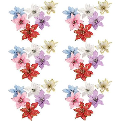 36 künstliche Blumen für Weihnachten (1/3)