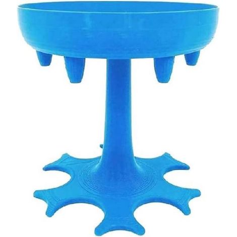 Porte-verres à shot, distributeur de boissons pour fêtes, jeu de bar, cocktail, vin, remplissage rapide, porte-outils, distributeur de spiritueux (bleu) (1/3)