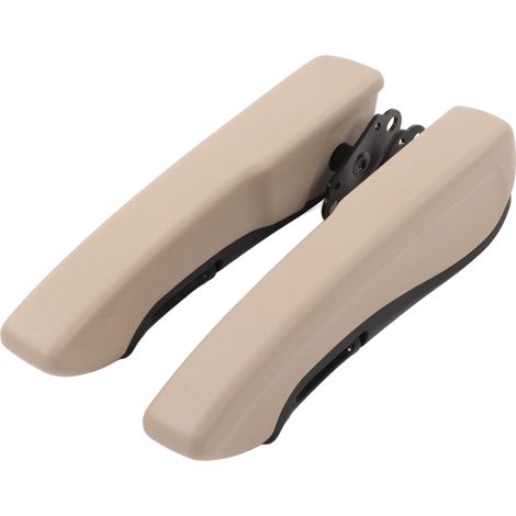 Accoudoir de voiture universel réglable 0-120° pour camping-car et camion, paire gauche/droite, intérieur beige, repose-bras latéral orientable (1/5)