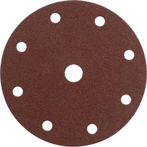 Disque papier auto-agrippant 8 trous - diamètre150 mm - Grain 120 - SIA Abrasives