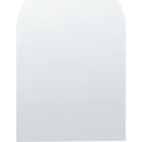 Specchio da parete a forma di arco senza cornice argento 70 x 75 cm Annecy
