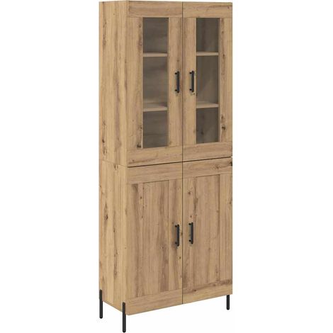 Maison Exclusive - Credenza Rovere artigianale 69,5 x 34 x 180 cm