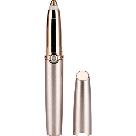 Rasoir Électrique Femme, Tondeuse à Sourcils,Epilateur Sourcil électrique pour femmes et épilation Faciale-USB rechargeable or rose (1/5)