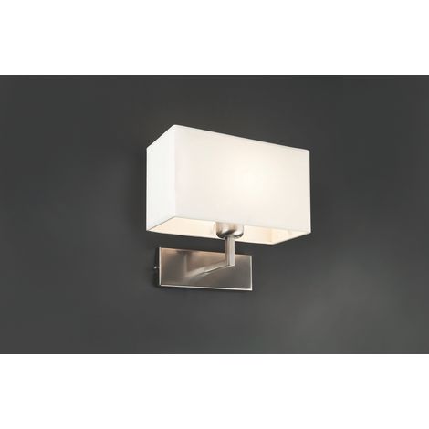 Roda Lampada Da Parete Nichel Opaco 1 X E27 60 W Marca Faro (1/5)