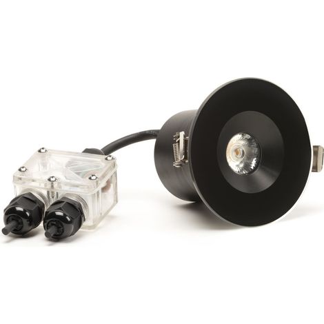 Konstsmide Recessed Effet extérieur LED haute puissance 6W Noir - Façade en verre, IP44 (1/3)
