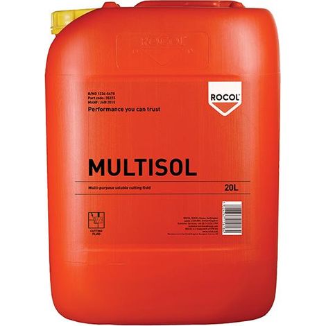 ROCOL 35223 MULTISOL Water Mix Cutting Fluid 20 litre ROC35223