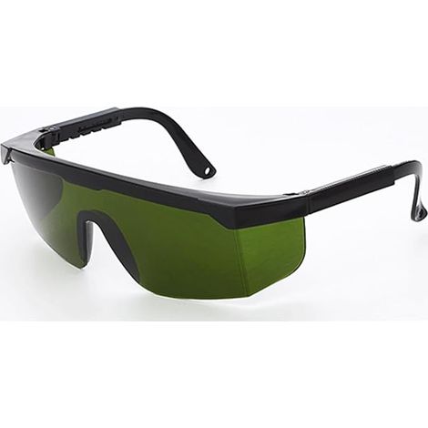 Laserschutzbrille, Diode, Laser, mit Teleskopauszug, 200nm-2000nm, Schutzbrille, mit Reinigungstuch und Brillenetui (grün)