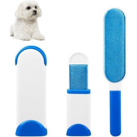 Brosse magique anti-poils d'animaux Hurricane Pet Hair Magician W494 (1/3)