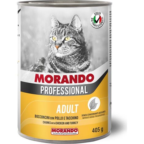 CIBO GATTO MORANDO LATT 405 G BOCCONC POL TACCH