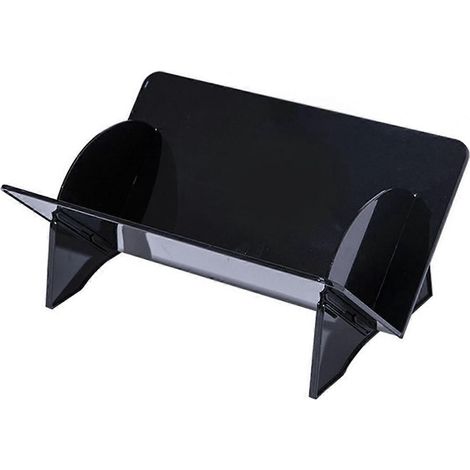 Support de livres incliné pour classeurs, étagère de bureau, support de lecture, porte-livres, boîte de rangement de bureau, étagère A (1/5)