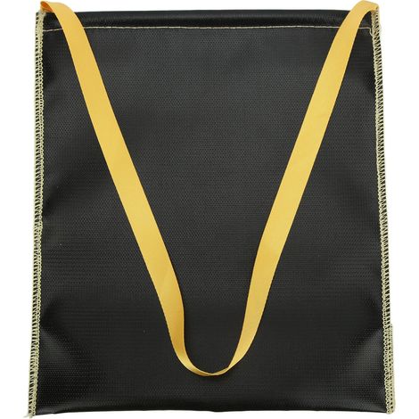 Sac en tissu ignifugé haute capacité pour éteindre les charbons de bois de barbecue, idéal pour les pique-niques et le camping. (1/5)