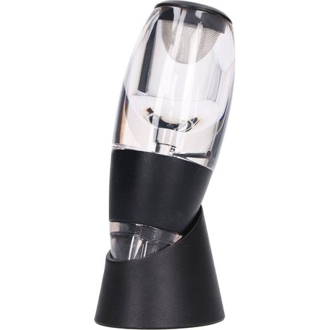 Langlebiger Weinaerator aus Kunststoff, einfach zu bedienen, schnell zu reinigen, verstärkt die Weinaromen nach dem Bernoulli-Prinzip. (1/5)