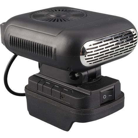 Ortviai Chauffage Portable sur Batterie pour Outils Makita BL1830/BL1850 – Réglage 2 Températures, Pivotement 90°, 2 USB