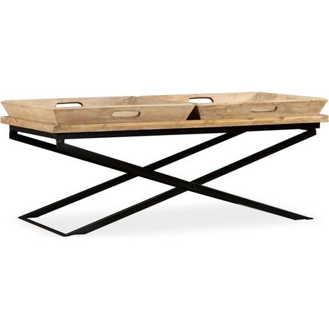 Couchtisch Mangoholz Massiv 110 x 55 x 42 cm