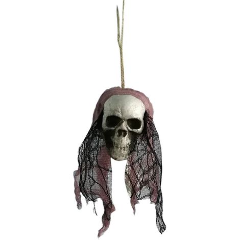 Décor Suspendu Halloween - Squelette Effrayant en Mousse - Pour Décoration Intérieure Extérieure - Atmosphère Fantomatique - Lot de 1 (1/4)