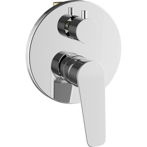 Miscelatore doccia in ottone cromato lucido con deviatore Vegas (1/2)