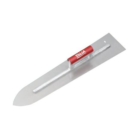 Taliaplast – Platoir flamand inox 55 cm – Lame en inox avec bout ogive – Poignée bois pour chapiste – Monture alu incluse