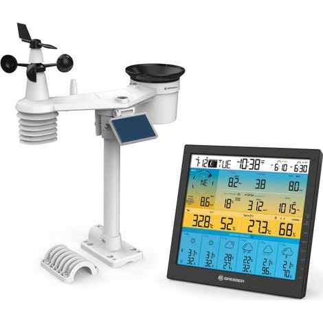 Bresser Optics 7003220 stazione meteorologica digitale Nero LCD Batteria/Solare Wi-Fi (1/4)