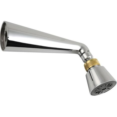 Douche murale réglable, chrome/or (1/2)