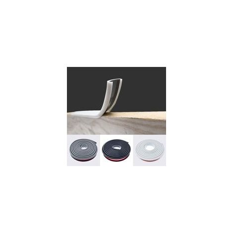 Bande de couvre chant en mélamine autocollante 2M – Forme de U 16MM – Caoutchouc TPE pour protection meubles – Installation facile (1/5)